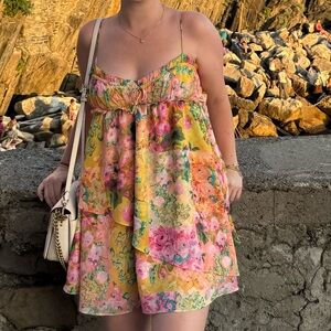 For Love & Lemons Madison Mini Dress